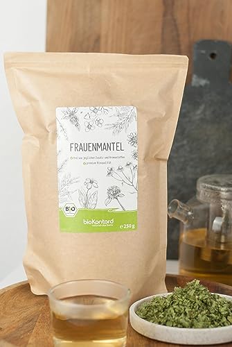 Foto von Frauenmantel Tee BIO 250 g | Frauenmantelkraut geschnitten aus kontrolliert biologischem Anbau Kräutertee lose von bioKontor