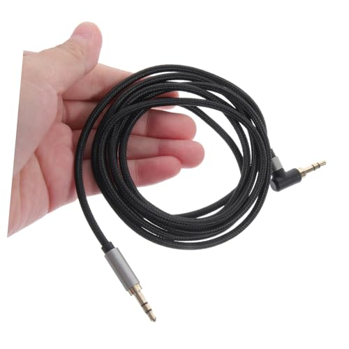 Cable de audio macho macho Veemoon con conector de grados reforzado para altavoces estables 4