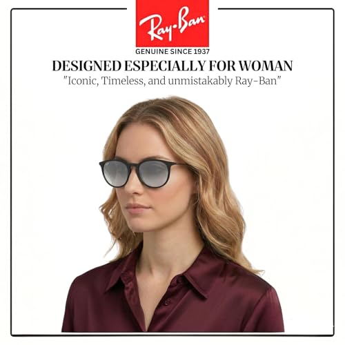 Image of Ray-Ban RB4171 ERIKA CLASSIC Phantos Shaped Sunglasses for Women with Official RAYBAN Eyewear Kit