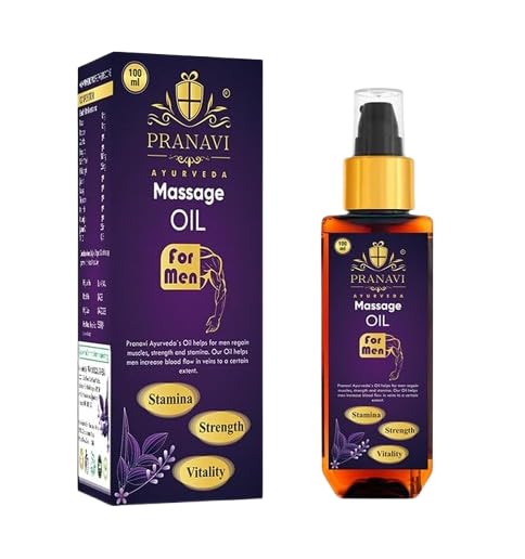 Image of Premium Massage Oil for Men | Stamina Booster Massage Oil | Strength Booster Oil | Non-Sticky| External Use Only | 100ml
