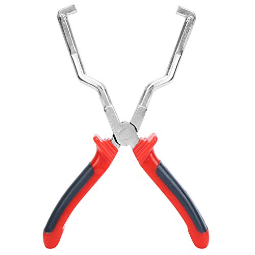 Fuel Line Pliers, Gasoline Filter Caliper Red Fuel Line Disconnect Tool Removal Hand Tools Universal Pipe Clamp Repair