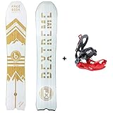 - Freeride snowboard 160cm - Traditional camber+rocker on nose - Snowboard made with Wood and bambu - Wide snowboard (ancha) - Directional Twin - Medium-low flex (Nº6) - Extra-light (2,95kg) - Manufacturing warranty - ECO-SNOWBOARD