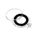 (5) Air-tite 20mm Black Ring Coin Holder Capsules for 1/4oz Gold Maple Leaf and Shield Nickels