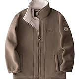 [エアバイ] メンズ フリース 裏 ボア ジャケット 暖かい アウター アウトドア コート 保温 防寒 防風 秋 冬 高機能 上着 軽量 細い 大人 登山服 登山 山シャツ スポーツウエアー マウンパ ミリタリー ライト ロングスリーブ ワッペン ビジネス シティ クール ワンマイルウェア プレゼント ワードマーク ウォーキング ギフト コンパクト ルーズフィット ベージュ 4A-A18-BEL