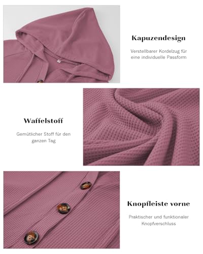 Tanmolo Hoodie Damen Kapuzenpullover Pullover Langarm – Bild 4