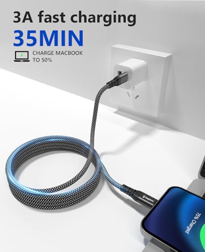 Magtame Magnetic 60W Coiled USB-C Cable