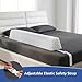 YENING Bed Bumpers for Toddlers with Strap Under Sheet Anti-Slip Foam Bed Bumper for Twin Full Queen King Kids Bed