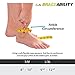 Soft AFO Foot Drop Brace | Ankle Foot Orthosis with Dorsiflexion Assist Strap Keeps Foot Up for Improved Walking Gait - Wear Barefoot or Inside Shoe (S/M - Fits Right or Left Foot)