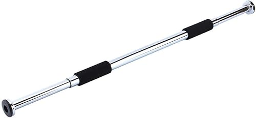 Miniatura 4 de Pullup de puerta, barras de dominadas de acero galvanizado portátil de 24.4 a 39.4 pulgadas, longitud ajustable, entrenamiento para muchos