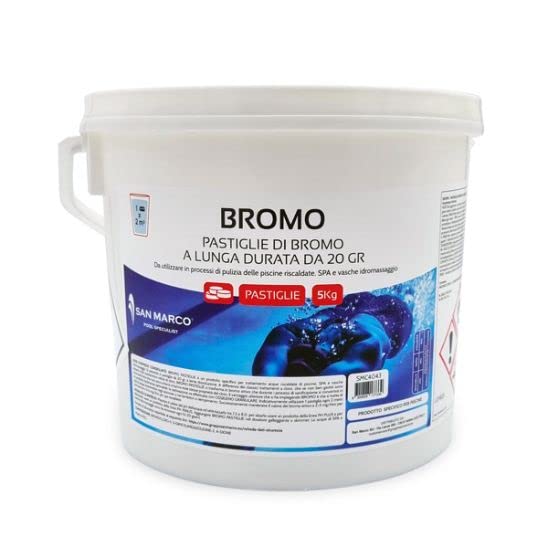 Bromo per piscina ad azione lenta da 5 Kg San Marco - prodotto per uso non professionale