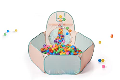 Utex MU-U9WI-VSOM 3 In 1 Pop Up Kids Play Tent With Tunnel And Ball Pit thumb #6