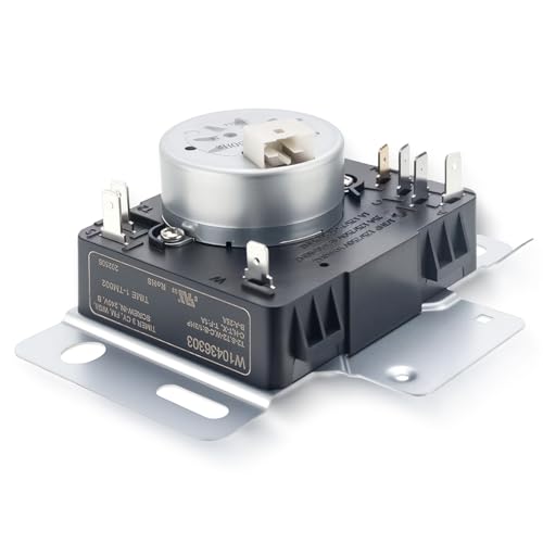 Lovgedr WPW10436303 W10436303 Dryer Timer Replacement, Genuine OEM Quality, Replaces 418-618-20-B5, AP6021393, PS11754717, PS3632909, Fits Whirlpool, Kenmore, Amana, Admiral Dryers, 2-Year Warranty