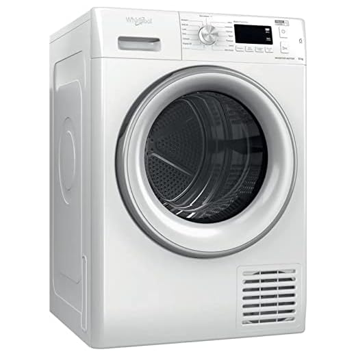 Whirlpool Asciugatrice a pompa di calore FRESHCARE: a libera installazione, 9,0 kg - FFT M11 9X3WSY IT, Classe A+++, larghezza: 59.7 cm, Altezza: 84.9 cm, Profondità: 64.9 cm.