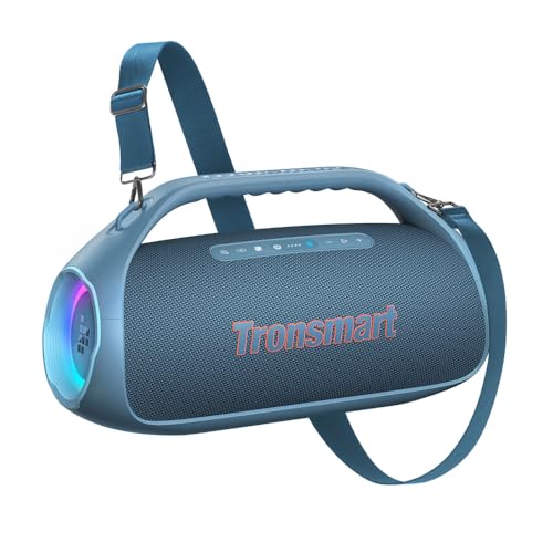 Tronsmart Bang 2 Altavoz Bluetooth Potente 90W, 26H Batería, Altavoz Grande Autoamplificado HiFi Portátil, IPX6, EQ, Speaker Parlante con Bocina y Luces RGB, para IR de Camping, a la Playa o al Campo