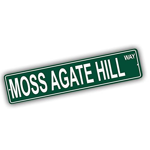Brotherhood Aluminum Street Marker for Moss Agate Hill - Wyoming Wall Decor