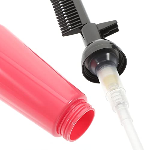 image for KALLORY 3pcs Root Comb Applicator Bottle, Empty Hair Coloring Bottles 