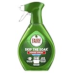 Fairy Skip The Soak Power Spray Fresh 650ml, Pre-Treatment Spray For Dishes and Kitchen, Effective On 100Percent Kitchen Grease, Anti Grease Remover, Degreaser, Fast and Effortless Clean