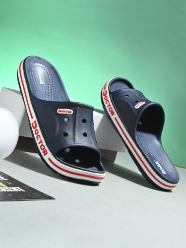 Image of Men's EVA Slide Slippers | Lightweight Comfort Bathroom & Casual Slides | Anti-Skid Soft Cushioned Slip-On Slippers for Indoor & Outdoor Use