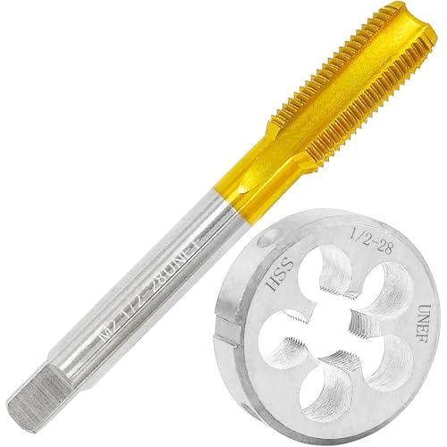 Juego de machos y matrices revestidos de acero inoxidable para crear y reparar eficientes roscas de alta precisión