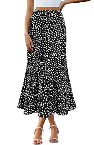 Image of BTFBM Satin Skirts for Women Trendy 2026 Summer Fall