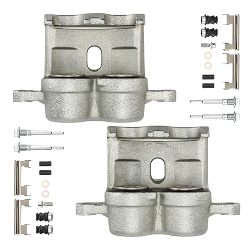 Image of KAX Disc Brake Caliper Assembly Fit for Chevrolet /GMC /Cadillac /Hummer-Silverado 1500 /Silverado 2500 HD /Tahoe /Sierra 1500 /Suburban 1500 /Silverado 2500 HD Classic /Avalanche 1500, Front or Rear Side