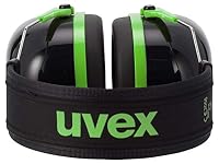 Uvex K1 Kapselgehörschutz - Gehörschützer - längenverstellbar & gepolstert - 28dB - Schwarz-Grün – Ansicht 6