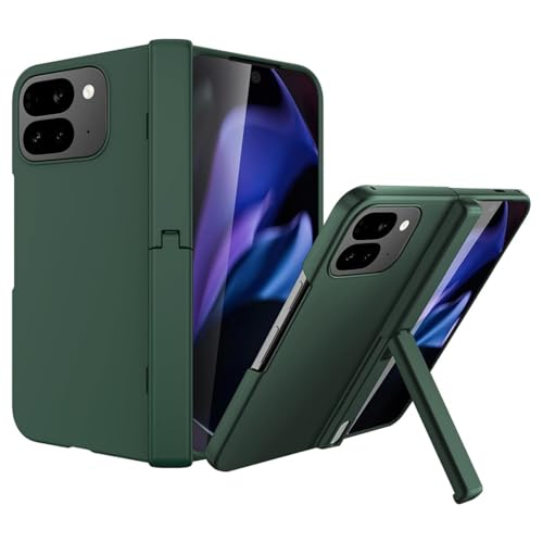 Coque Google Pixel 10 Pro Fold antichoc verte avec charnière et béquille