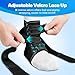 Healrecux Lace Up Ankle Brace for Women Men, Ankle Support for Sprained Ankle, Plantar Fasciitis Brace Ankles Stabilizer Wrap for Basketball, Volleyball, Sports, Injury Recovery, M