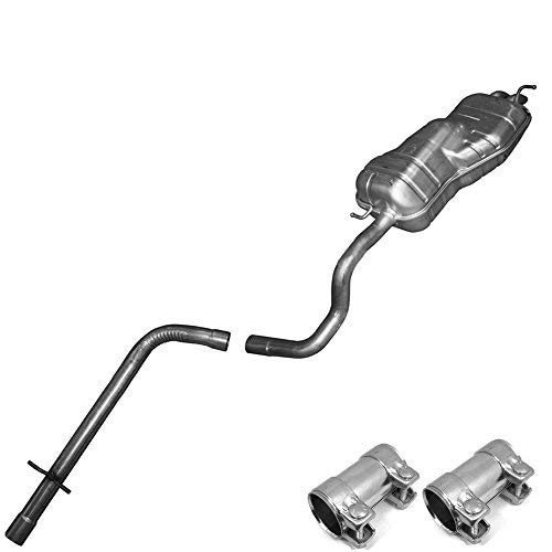 muffler resonator exhaust system kit fits: 1999 2000 Volkswagen Beetle