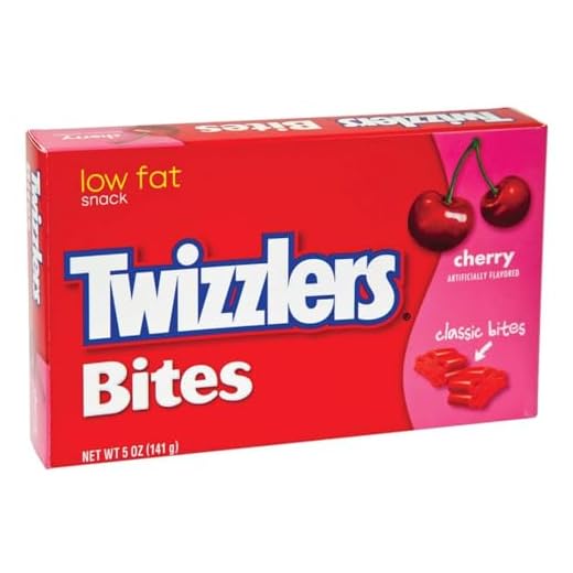 TWIZZLERS Big Box Cherry Classic Bites 142g - American Candy