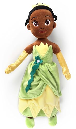 Jay Franco Kids Plush Pillow Buddy - 22 Inches Ultra-Soft Stuffed Plushie & Cozy Pillow Official Licensed Product Green - Princess Tiana