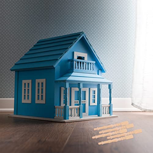 Toyvian Miniature Wooden Furniture Table Legs: 6Pcs Dollhouse Mini Furniture Dining Table Legs Fairy Garden Furniture Ornaments Dollhouse Accessories #TOP6