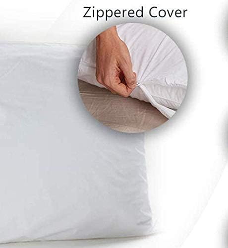 SHOPBEDDING Waterproof Pillow Protector/Pillowcase Protector with Zipper – Pillow Covers Vinyl Standard Size,