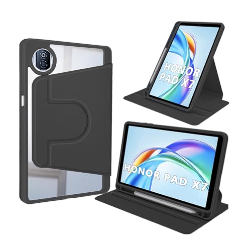 idudao Case for Honor Pad X7 Rotating Cover with Pen holder Tablet Tab Honor Pad X7 8.7 inch Black