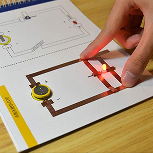 SENRISE Copper Tape Conductive Adhesive, Single-Sided Conductive Tape Copper Foil Tape for EMI Shielding Electrical Repairs, Guitar Repairs, Soldering Repairs and Grounding 10mm*10m