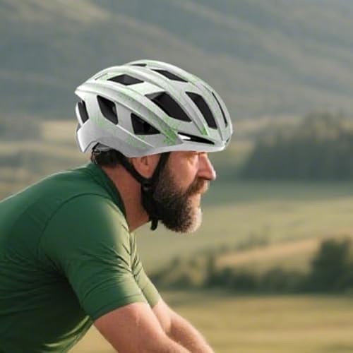 Casco de ciclismo unisex transpirable para montaña con carcasa PC de alta resistencia 4