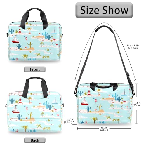 Bolso para laptop de 16 pulgadas con diseño marino miniatura 5