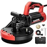 GLAUCUS® 7-Inch Concrete Surface Grinder, Angle Grinder Kit with Dust Shroud, floor grinder, 2200W Motor,Auxiliary Handle, Diamond Wheel, 90° Seamless sanding for Floor, Wall, Adhesive and Ceiling