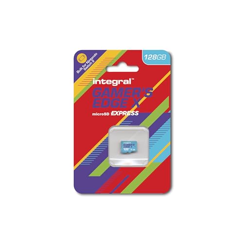 Image of Integral 128GB Gamer's Edge X Micro SD Express Card for Nintendo Switch 2, up to 890MB /s Read, 550MB /s Write, 4K Video, A2, NVMe PCIe, High-Speed Gaming, Ultra-Fast Storage