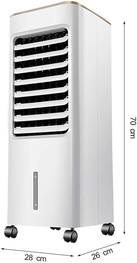 Air Coolers Evaporative Coolers Portable Misting Humidifier Evaporative Small Air Conditioner Fan and Bladeless Noiseless Fan for Office Dorm Room(Free Ice Tray)