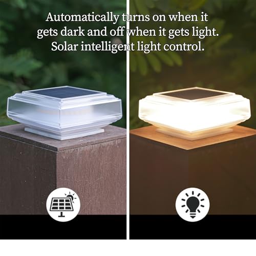 Luces solares de poste plásticas e impermeables para olvidarse de los cables 5