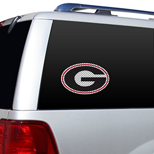 Fremont Die NCAA Georgia Bulldogs Window Film, Large: 12", Team Colors