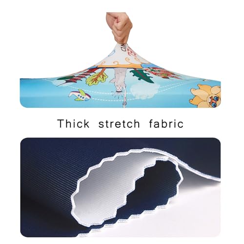 Image of WUJIAONIAO Travel Luggage Cover Baggage Suitcase Cover Protector Skins 18-32 Inch, ocean, S (for 18--20 inch luggage), Fashion