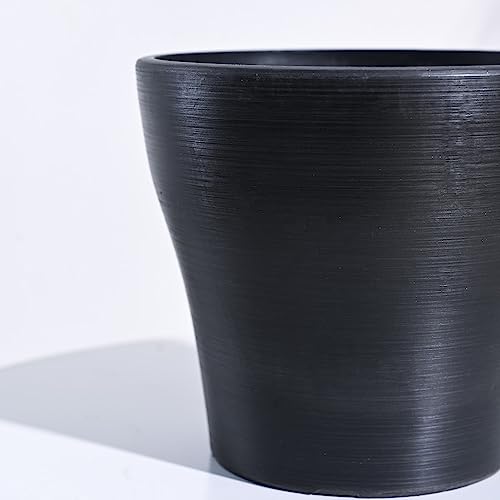 Image of UGAOO Rezer Tivoli Pots Planter for Home & Balcony Garden (Large, Black)