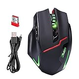 【Gaming, Multimedia und Eco-Mode】 Je nach Modus 500Hz (Gaming) oder 250Hz Abtastrate! Bei Multimedia: Links, Rechts, Lautstärke (Mausrad), Vor-, Zurück- Spulen und Start/Pause (linke Seitentasten) und zurück zum Desktop (DPI-Taste)