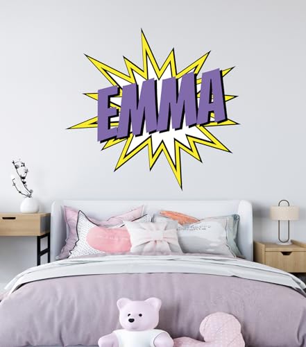 Vinilo Decorativo Superhéroes Personalizado 40x38 cm miniatura 5
