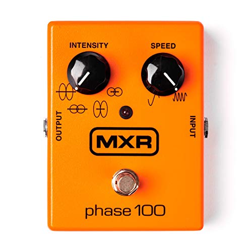 Mxr M107 Phase 100 Guitar Phaser Effects Pedal Bundle With 2 Patch Cables #TOP1