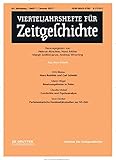  Vierteljahrshefte für Zeitgeschichte [Jahresabo]