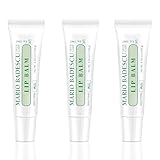 Mario Badescu Moisturizing Original Lip Balm for Dry Cracked Lips, Infused with Coconut Oil and Shea Butter, Ultra-Nourishing Lip Care Moisturizer for Soft, Smooth and Supple Lips, 3 Pack