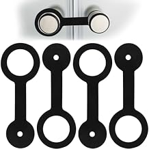 4Pcs RV Shower Door Latches Strap, Campers Bathroom Door Latches, RV Accessories for Travel Trailers,Fits Most Shower Doors for Your Campers Trailer Motorhome Wheel